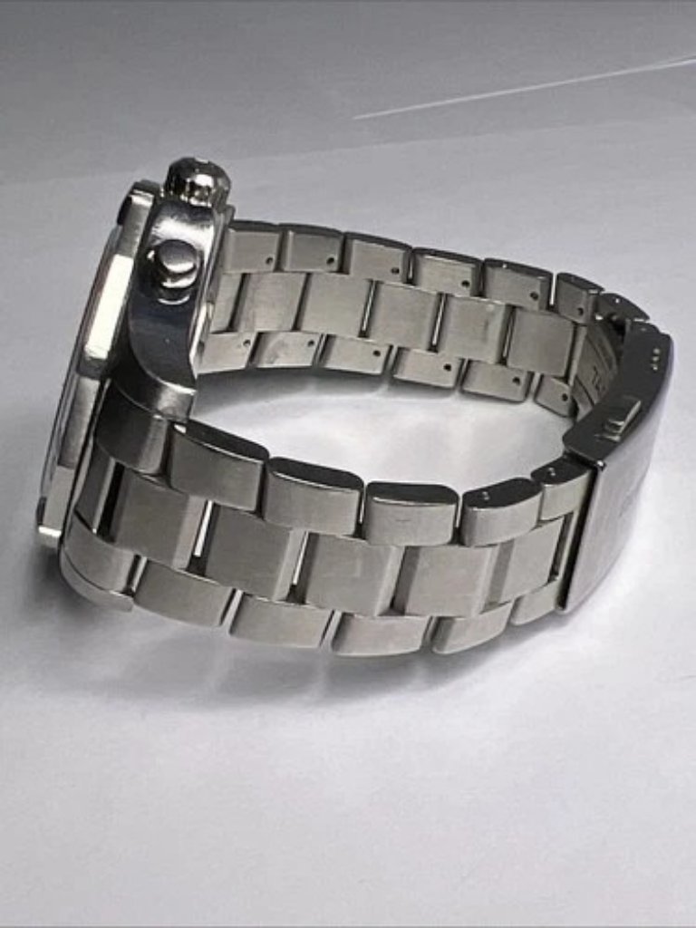 Men's Tag Heuer 43mm Aquaracer Quartz Chronograph Date Watch Wr Ref. Caf101e — image 7 of 8